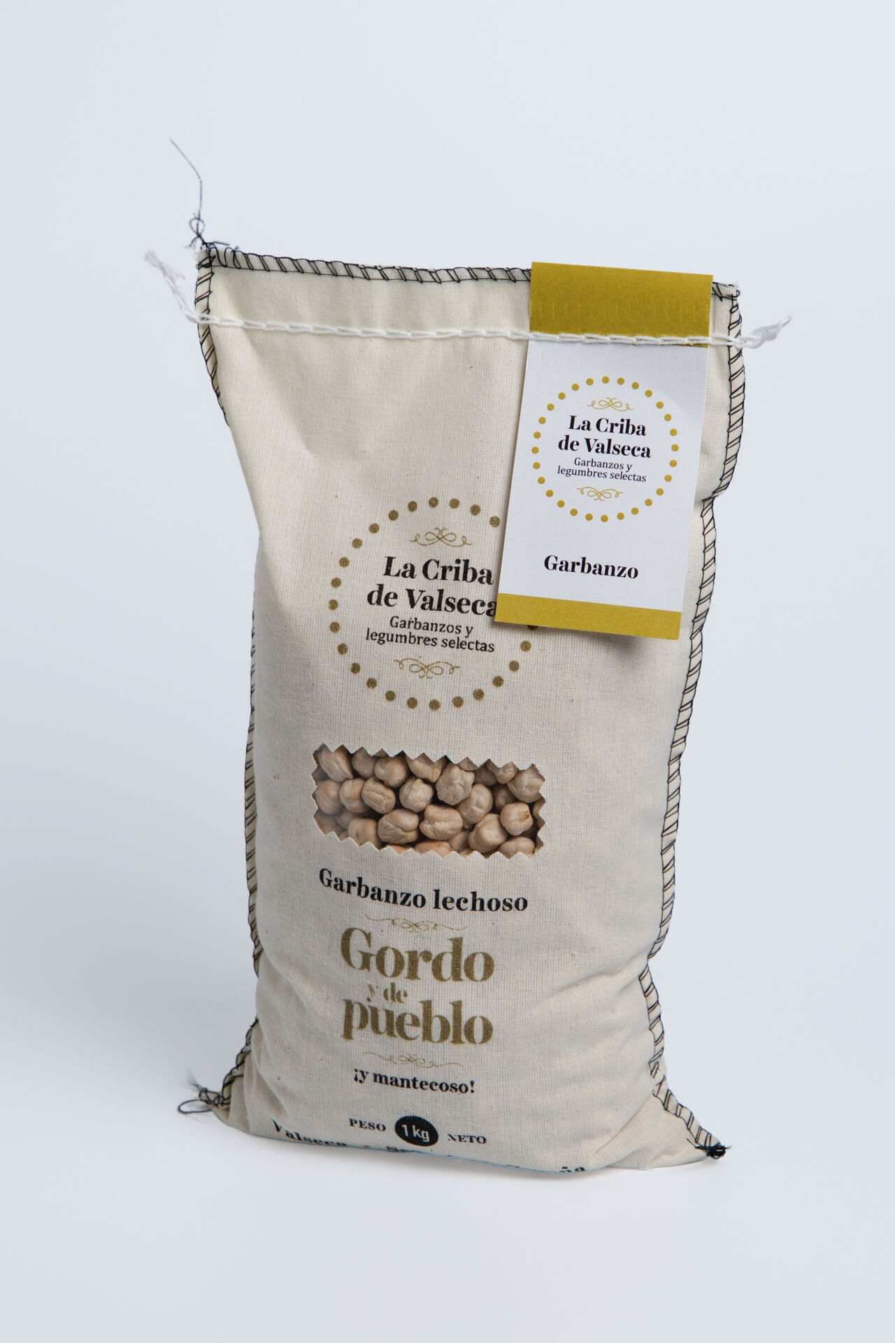 Saquito de Garbanzo lechoso de Valseca. 1 Kg